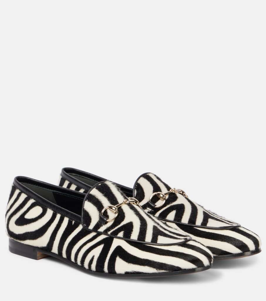 Mocassins Jordaan Horsebit en cuir façon poulain