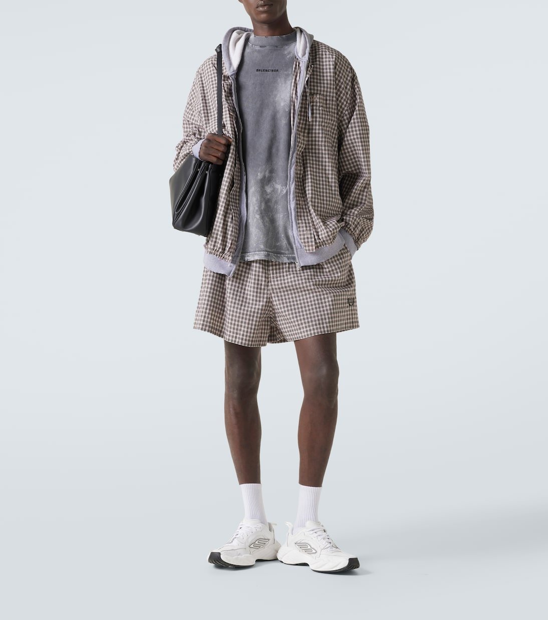 Veste en coton à carreaux – Image 2