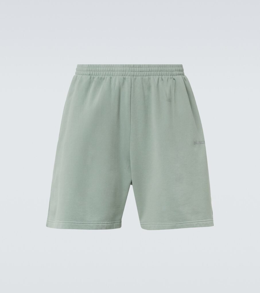 Short en coton à logo
