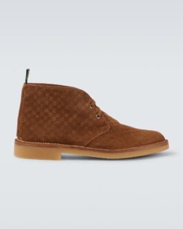 Bottines GG en daim
