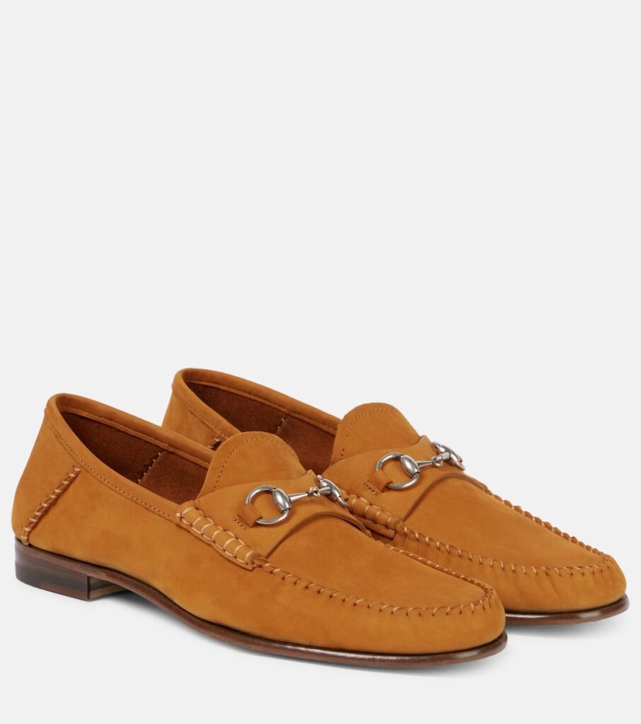 Mocassins Gigi Horsebit en daim