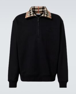 Sweat-shirt Burberry Check en coton