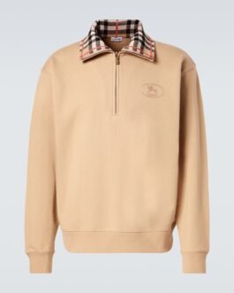 Sweat-shirt Burberry Check en coton