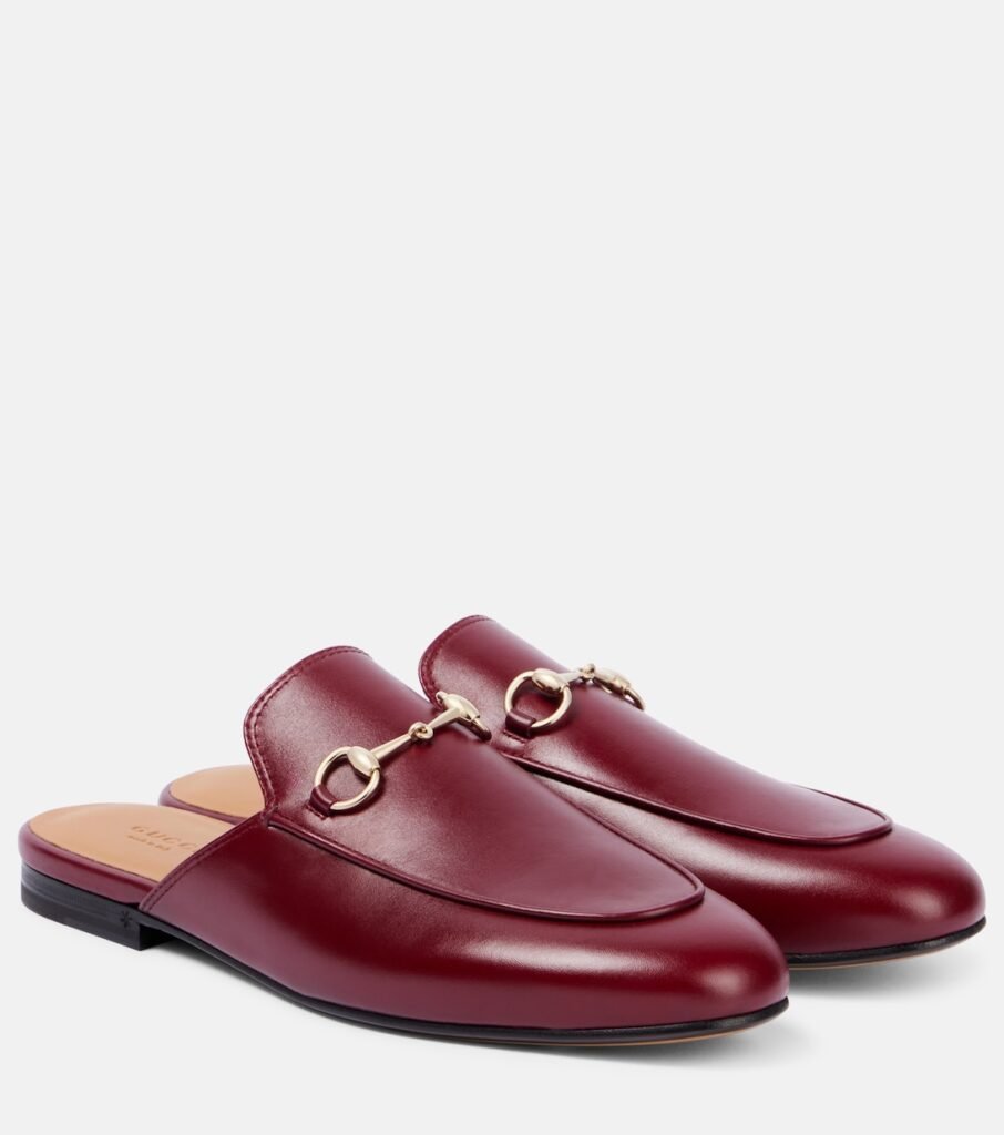 Mules Princetown Horsebit en cuir