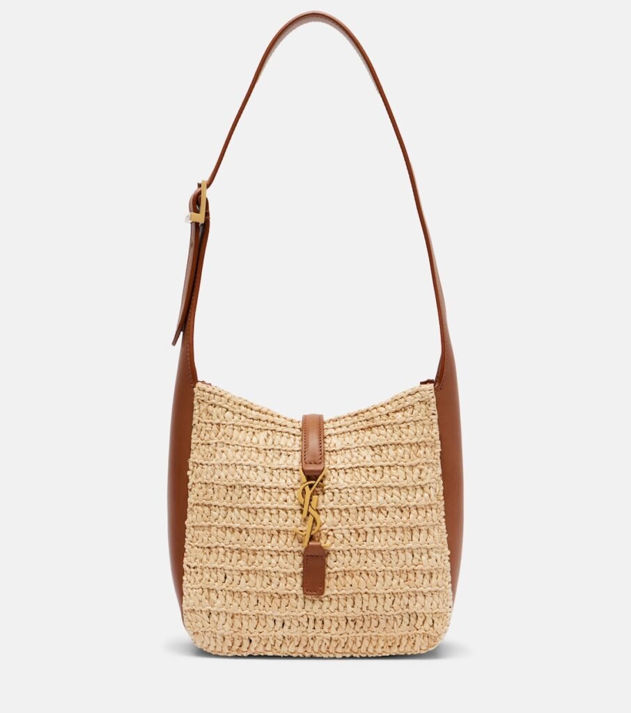 Sac Le 5 à 7 Baby en raphia