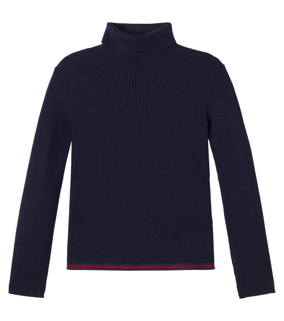 Pull Web Stripe en laine