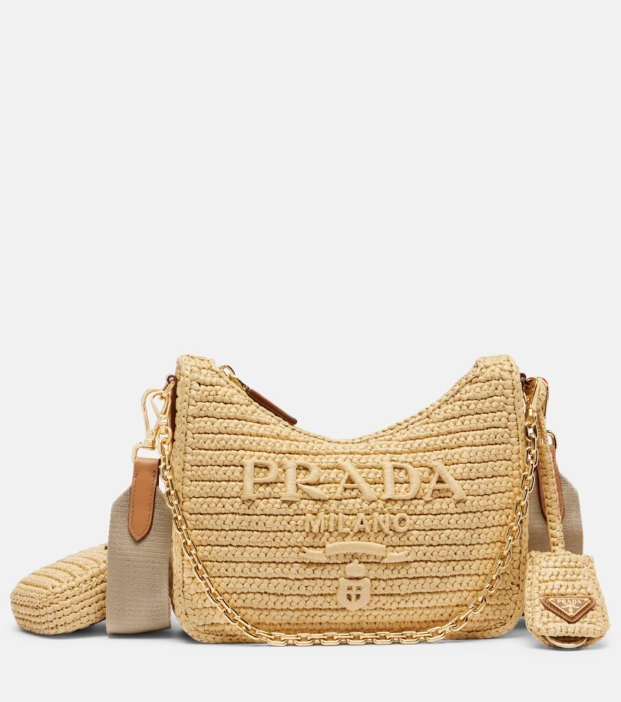 Sac Prada Re-Edition 2005 en crochet