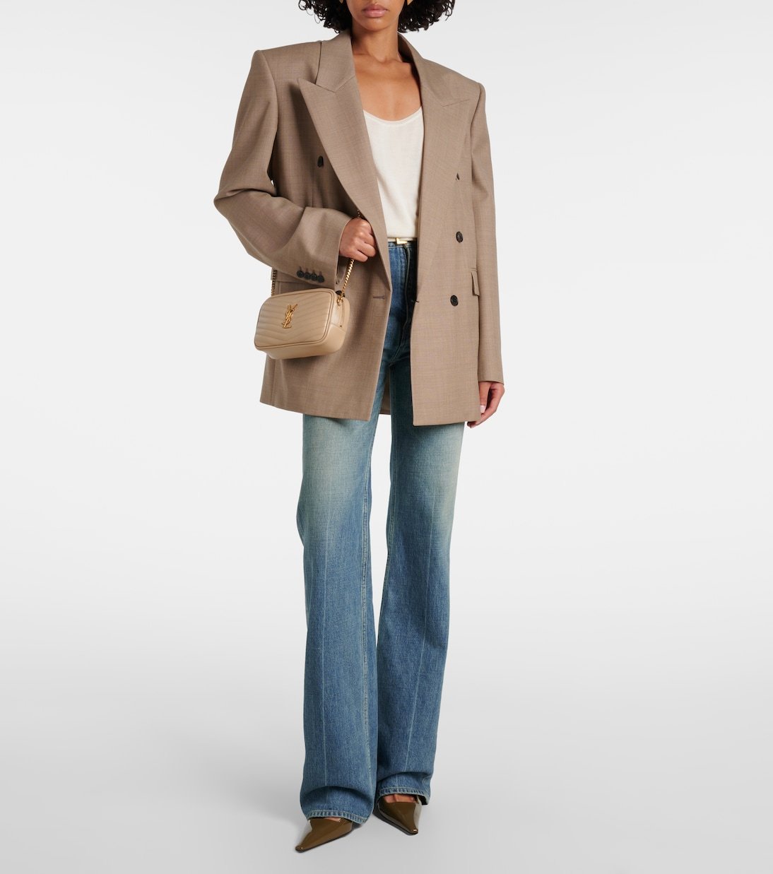 Sac à bandoulière Lou Mini en cuir matelassé – Image 5