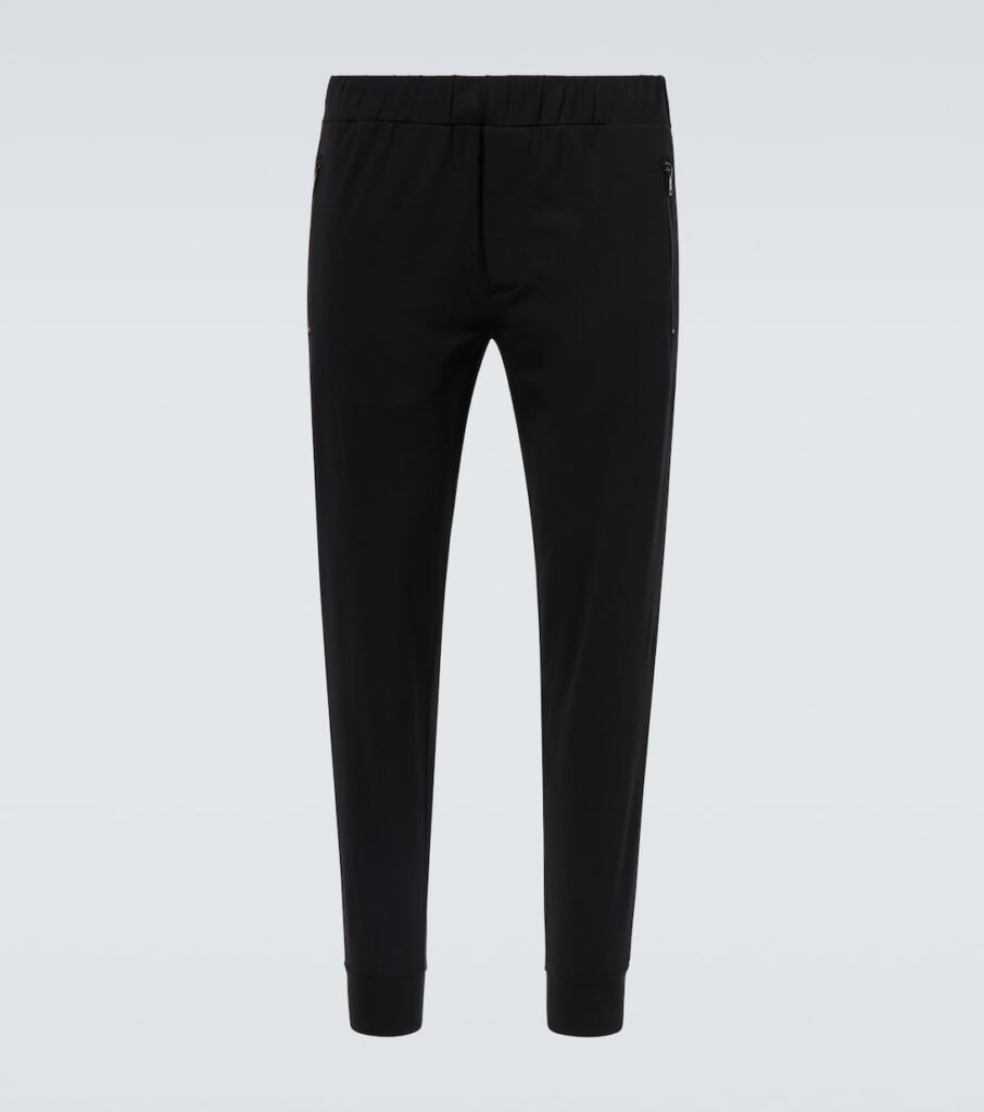 Pantalon slim en coton mélangé