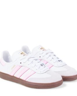 Baskets Samba en daim et cuir