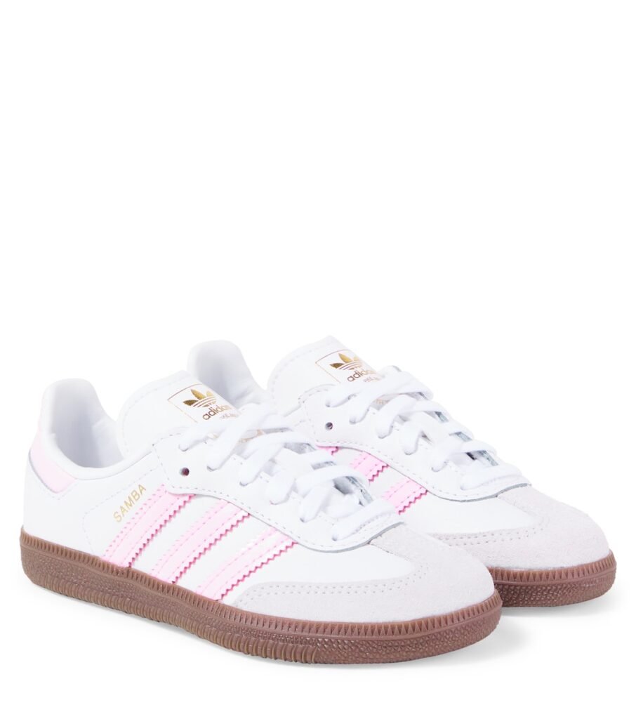 Baskets Samba en daim et cuir