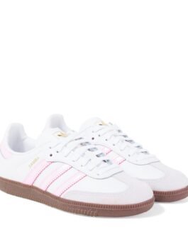 Baskets Samba en daim et cuir