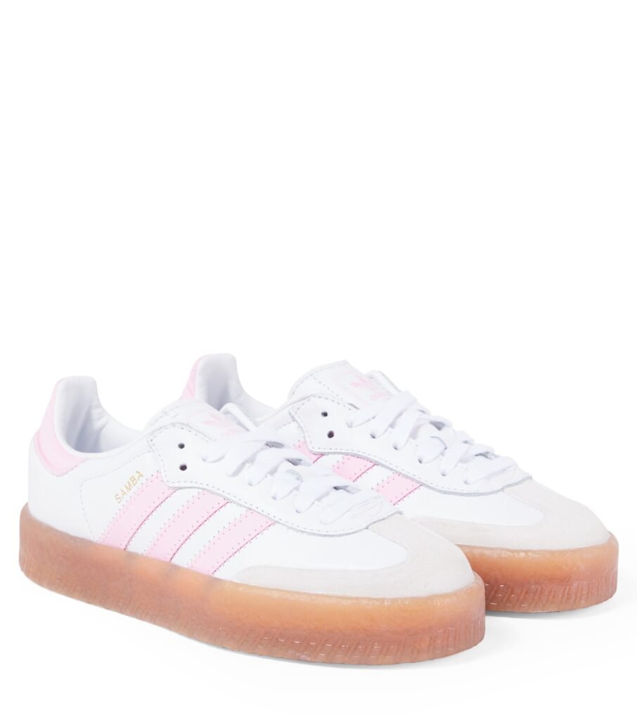 Baskets Sambae en cuir et daim