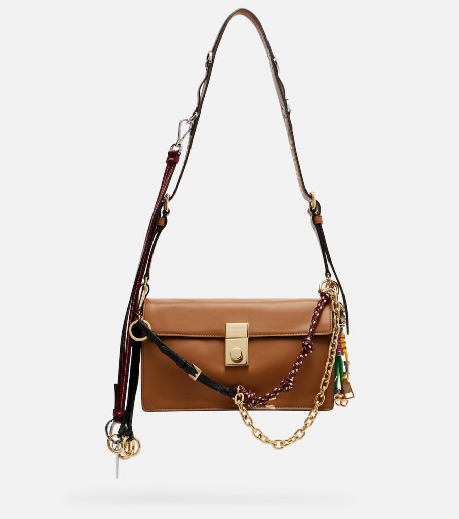 Sac Prada Soft Sound Small en cuir
