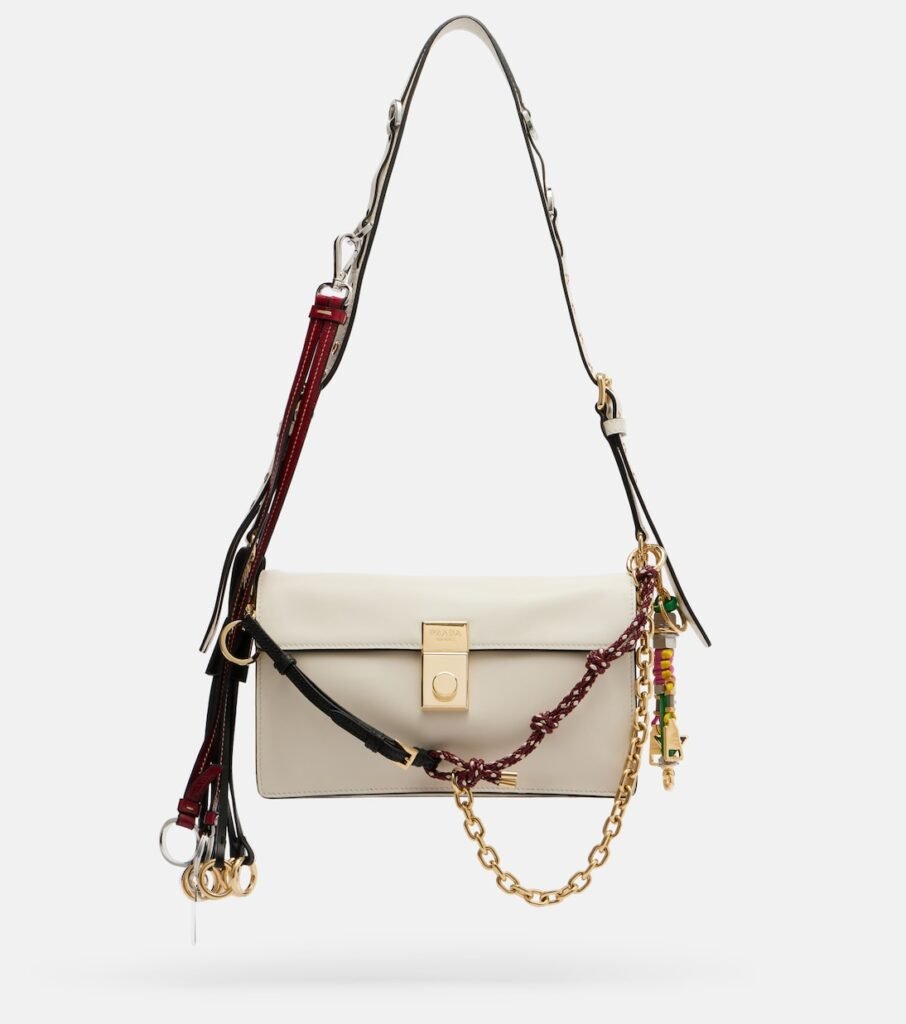Sac Prada Soft Sound Small en cuir