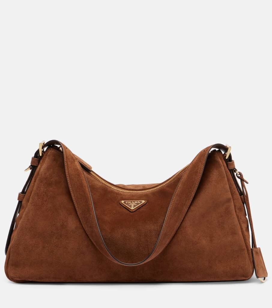 Sac Prada Aimée Large en daim