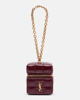 Pochette Cassandre Mini en cuir