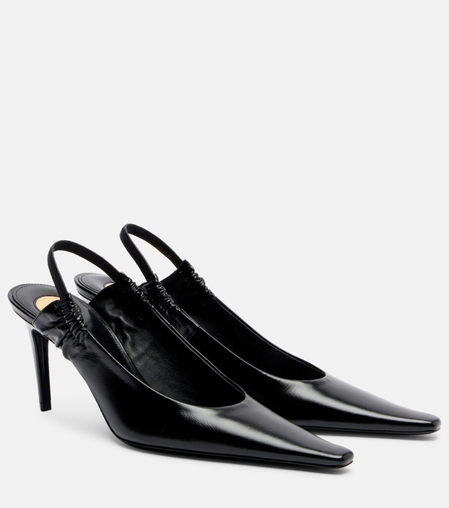Escarpins en cuir noir Saint Laurent Nero, élégance parisienne depuis 1961