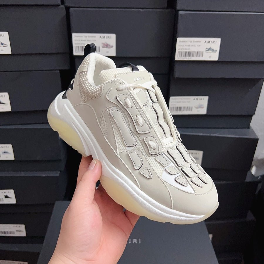 AMIRI || Baskets Bone Runner pour homme, gris chaud