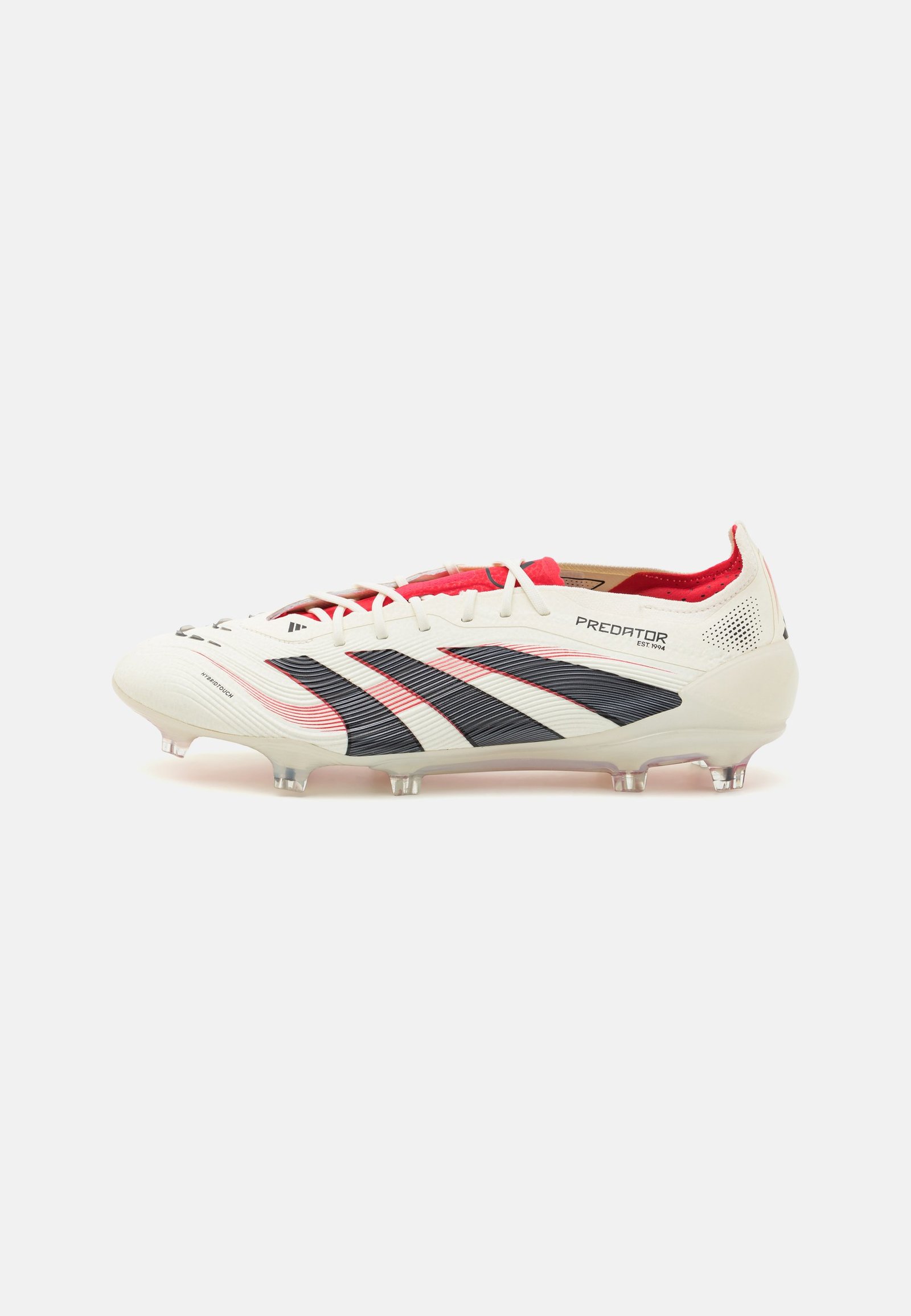 PREDATOR ELITE FIRM GROUND - Chaussures de football pour terrain sec - off white/core black/pure ruby