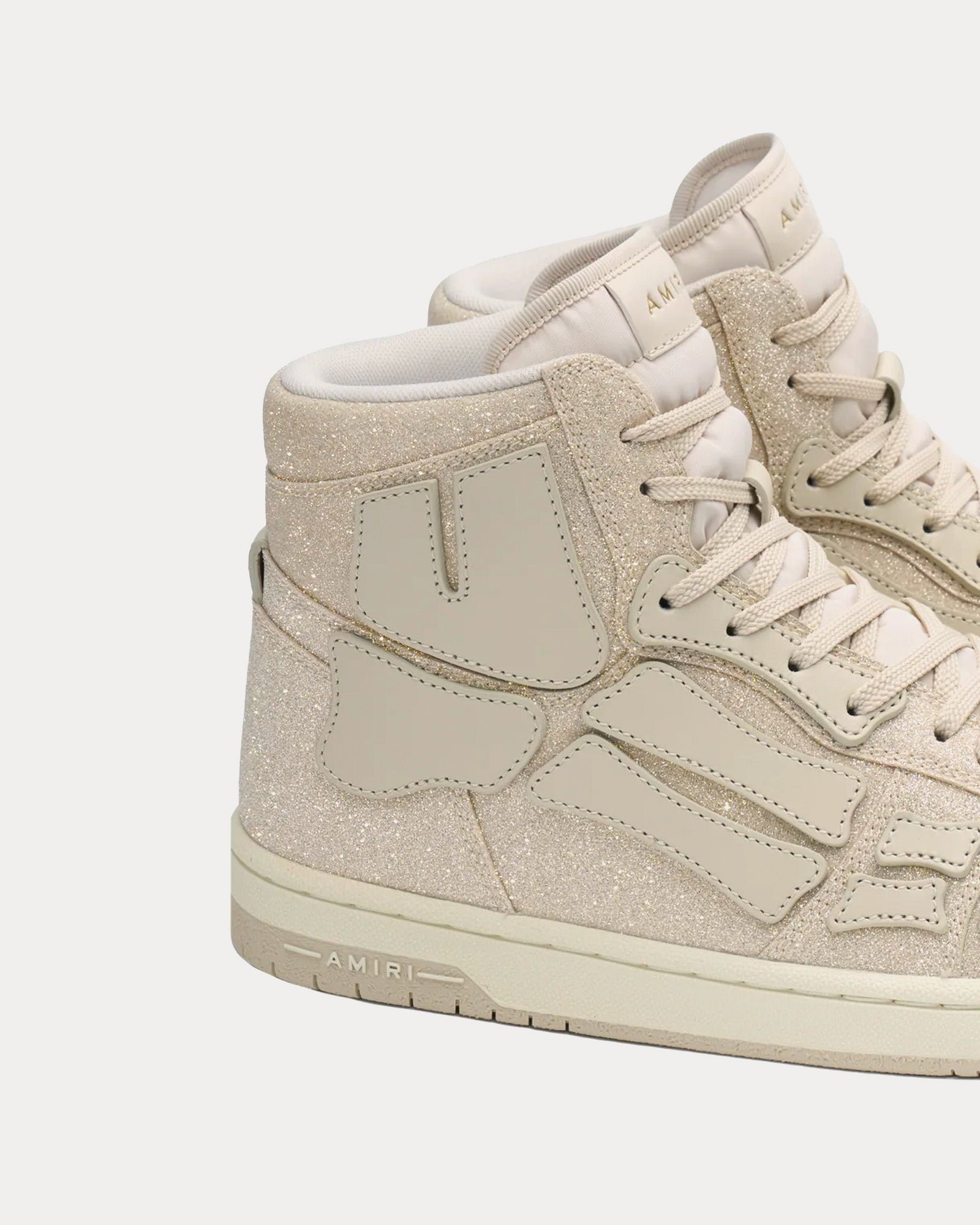 Baskets montantes beiges Crystal Skel Top Hi – Image 4