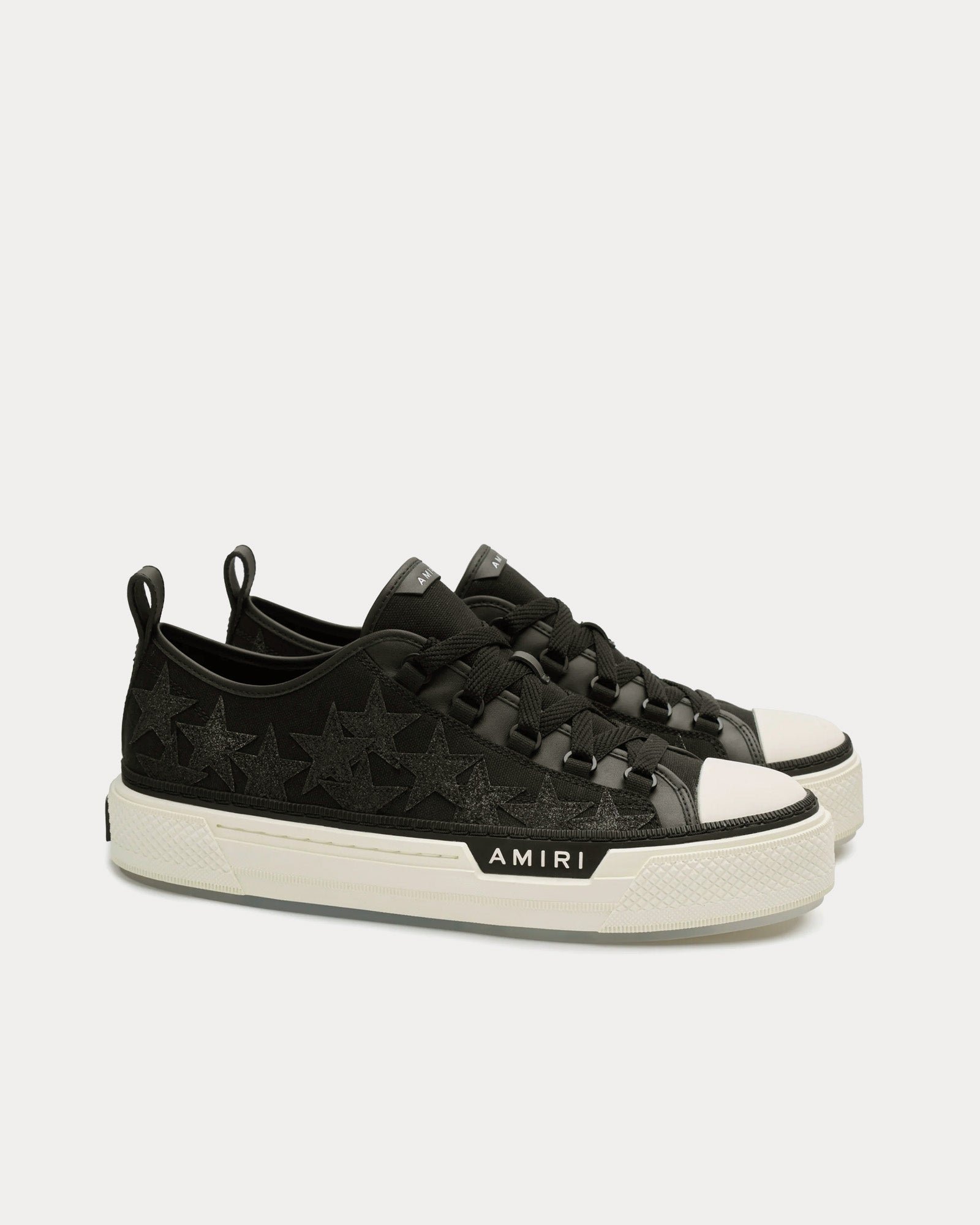 Baskets basses noires pailletées Stars Court – Image 3