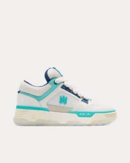 Baskets basses MA-1 blanches/aqua