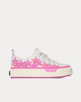 Baskets basses Stars Court Low blanches/roses