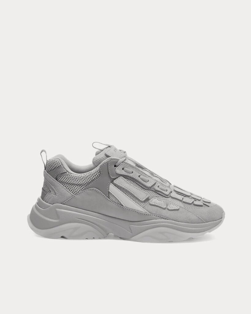 Baskets basses grises Bone Runner