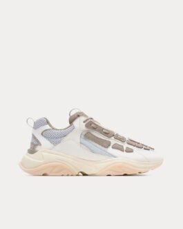 Baskets basses Bone Runner gris pierre / blanc cassé