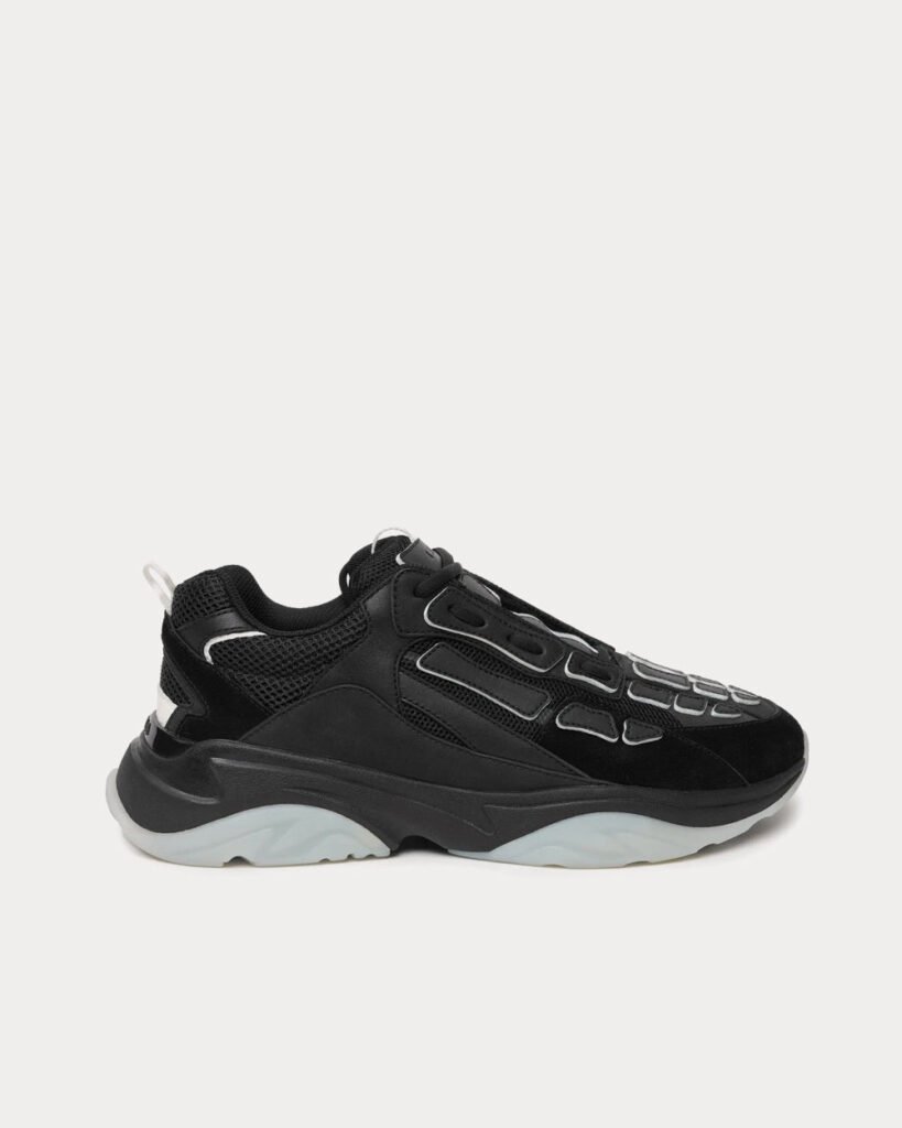 Baskets basses noires Bone Runner