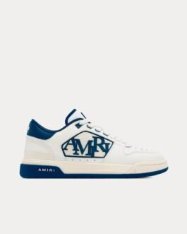 Baskets basses classiques blanches et bleu marine