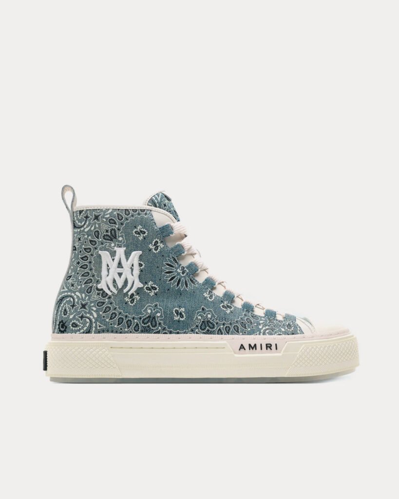 Baskets montantes Court Baby Blue