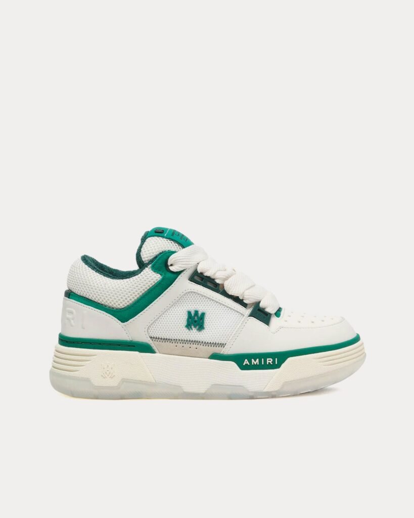 Baskets basses MA-1 blanches/vertes