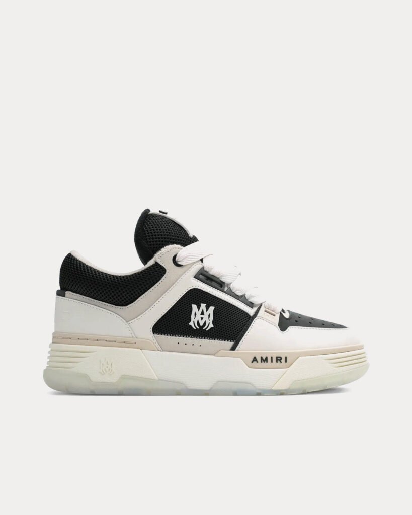 Baskets basses MA-1 blanches/noires