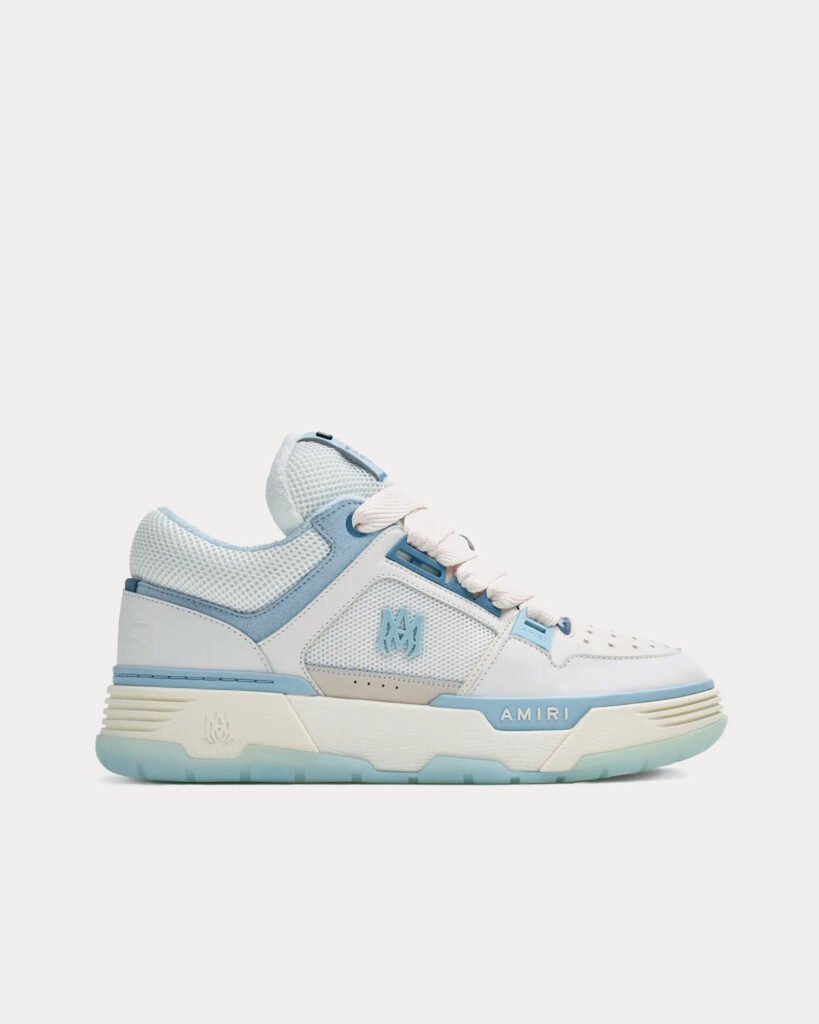 Baskets basses MA-1 blanches/bleues