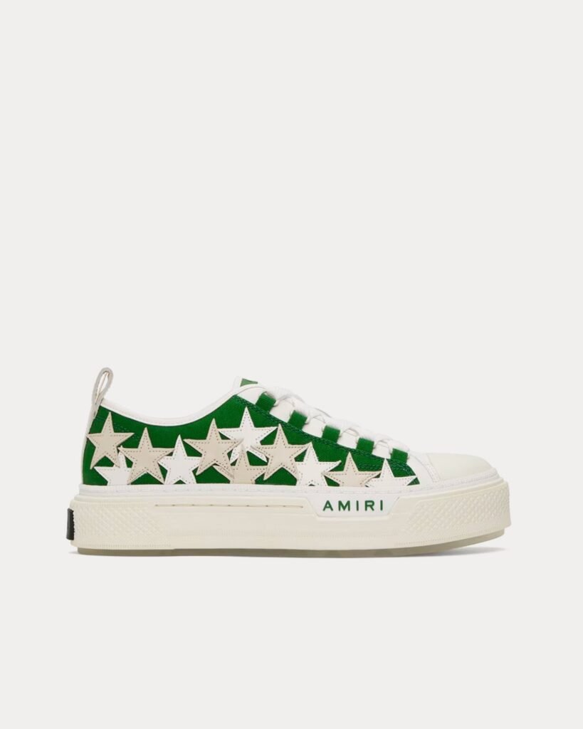 Baskets basses vertes Stars Court