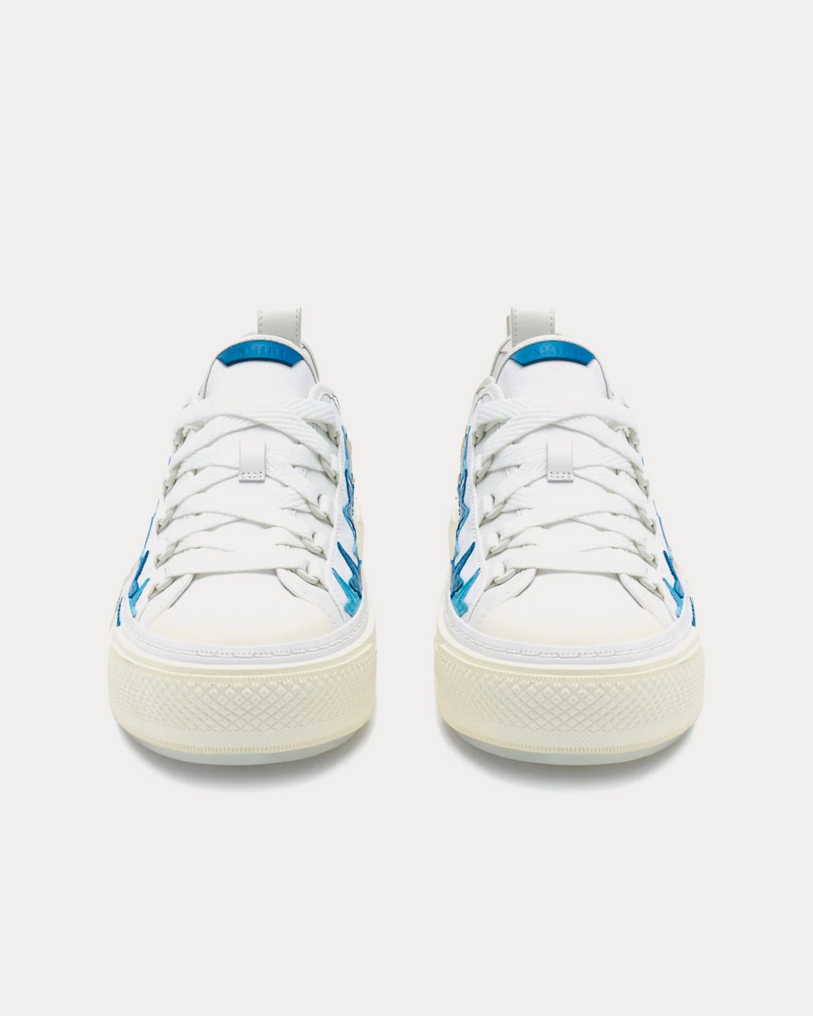 Baskets basses Stars Court blanches/bleues – Image 2