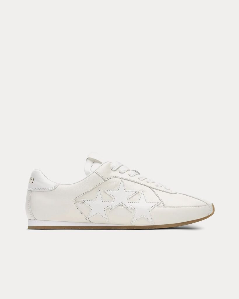 Baskets basses Pacific Flat en cuir et bouleau