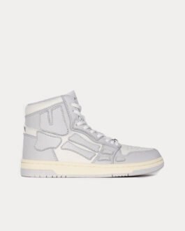 Baskets montantes Skel Top Hi grises/blanches