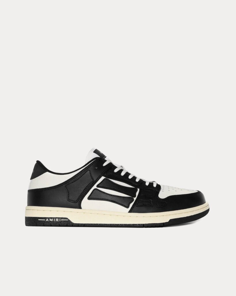 Baskets basses Skel Top blanches/noires