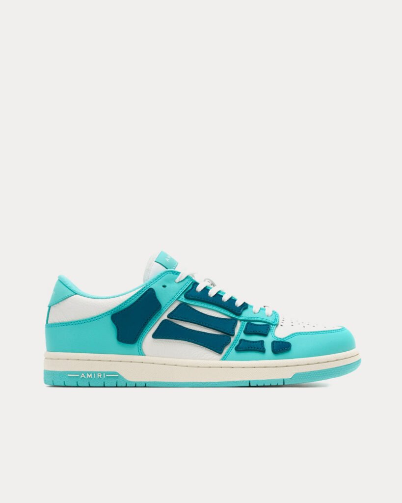Baskets basses bleu aqua Skel-Top