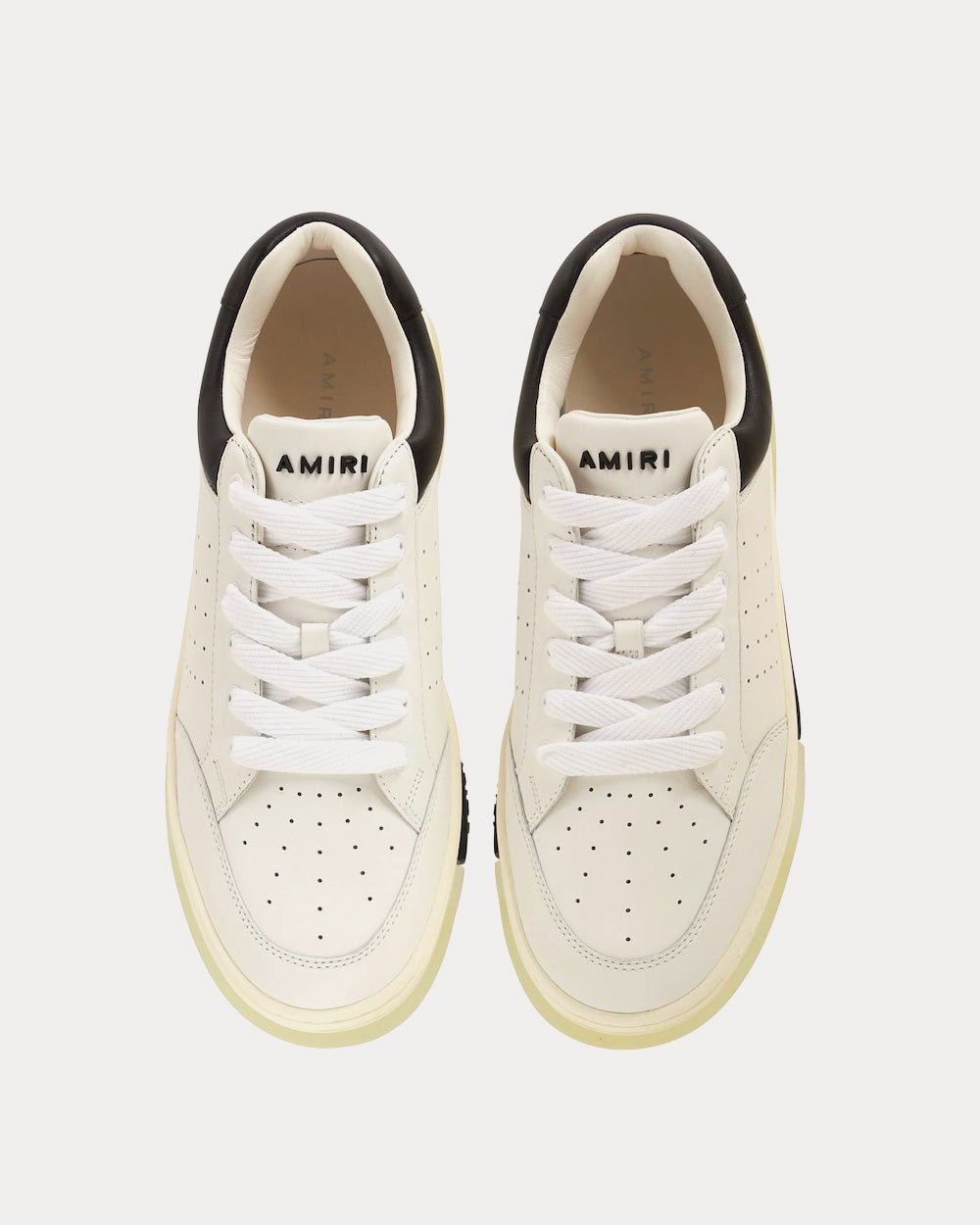 Baskets basses Stadium blanches/noires – Image 2