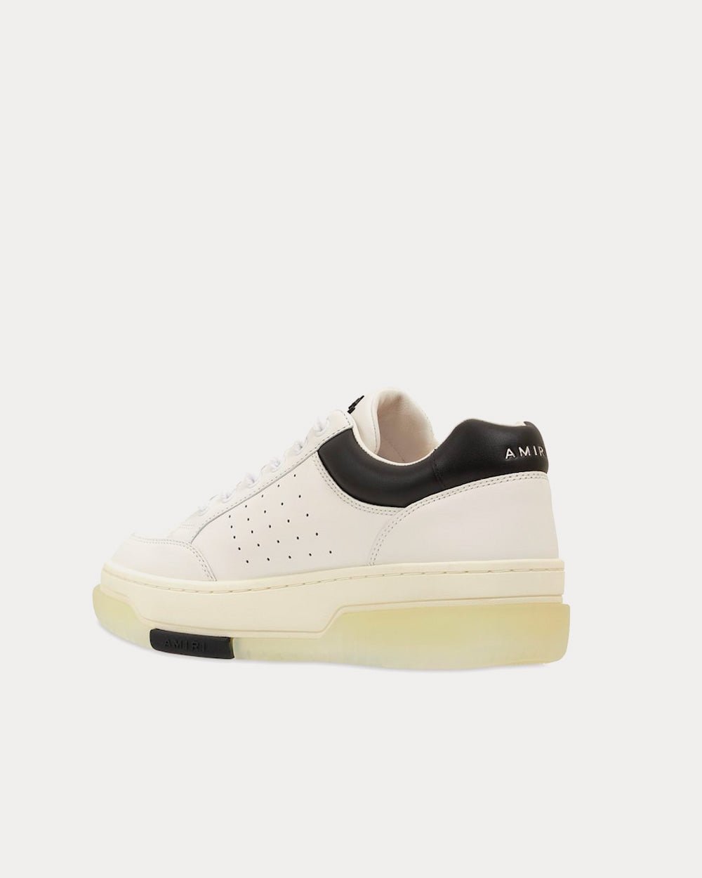 Baskets basses Stadium blanches/noires – Image 3