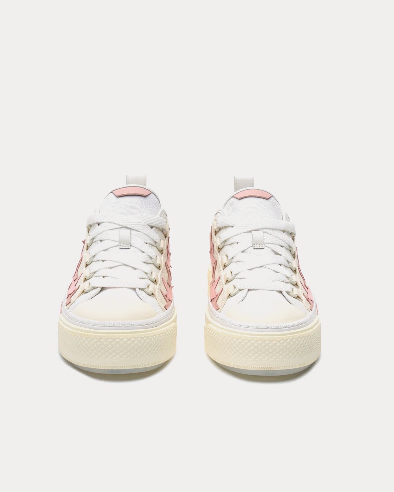 Baskets basses Stars Court blanc cassé/rose – Image 2