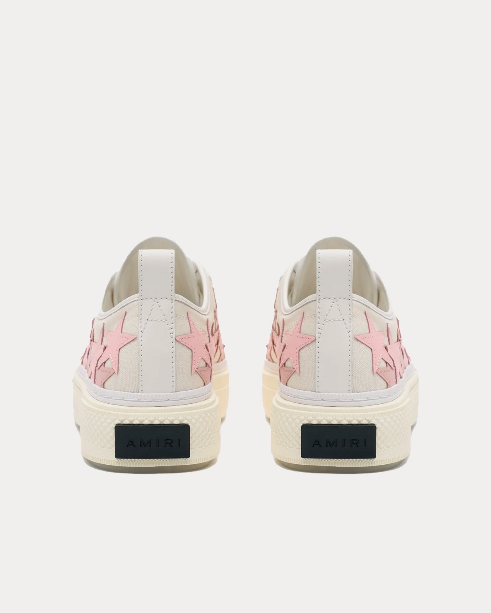 Baskets basses Stars Court blanc cassé/rose – Image 3