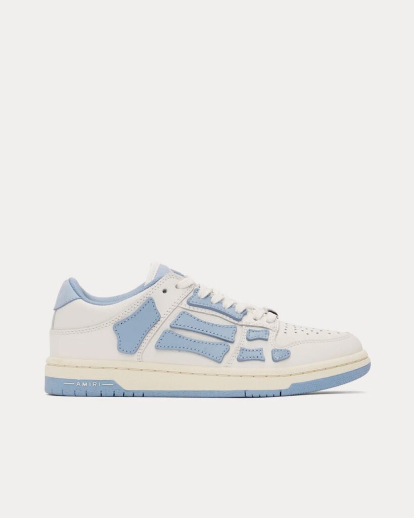 Baskets basses Skel-Top Low blanches/lilas