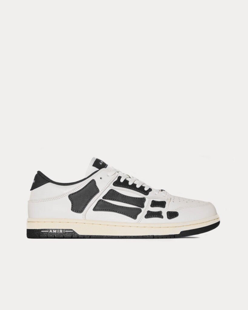 Baskets basses Skel-Top Low noires et blanches