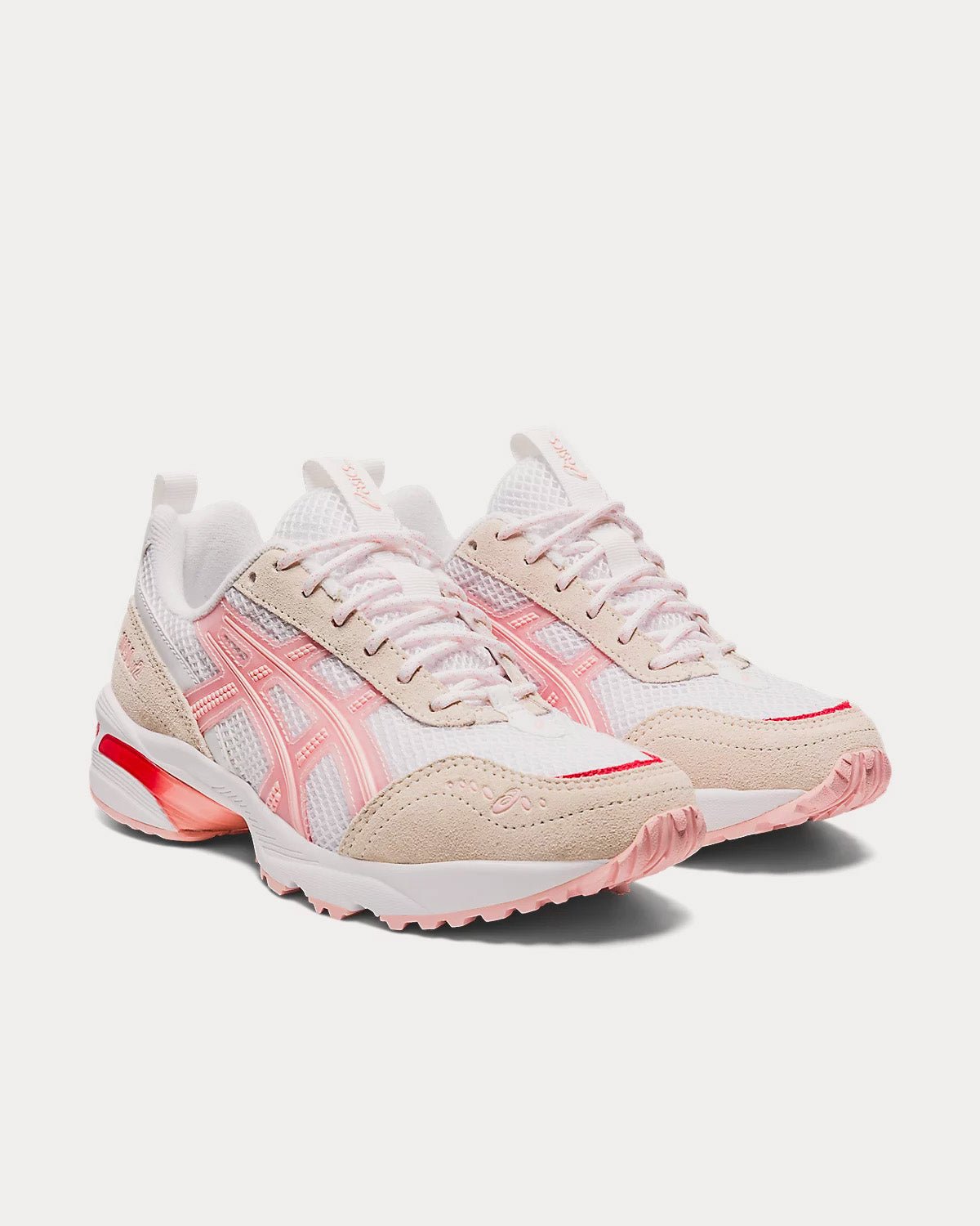 AsicsGEL-1090v2 White / Frosted Rose Running Shoes – Image 3