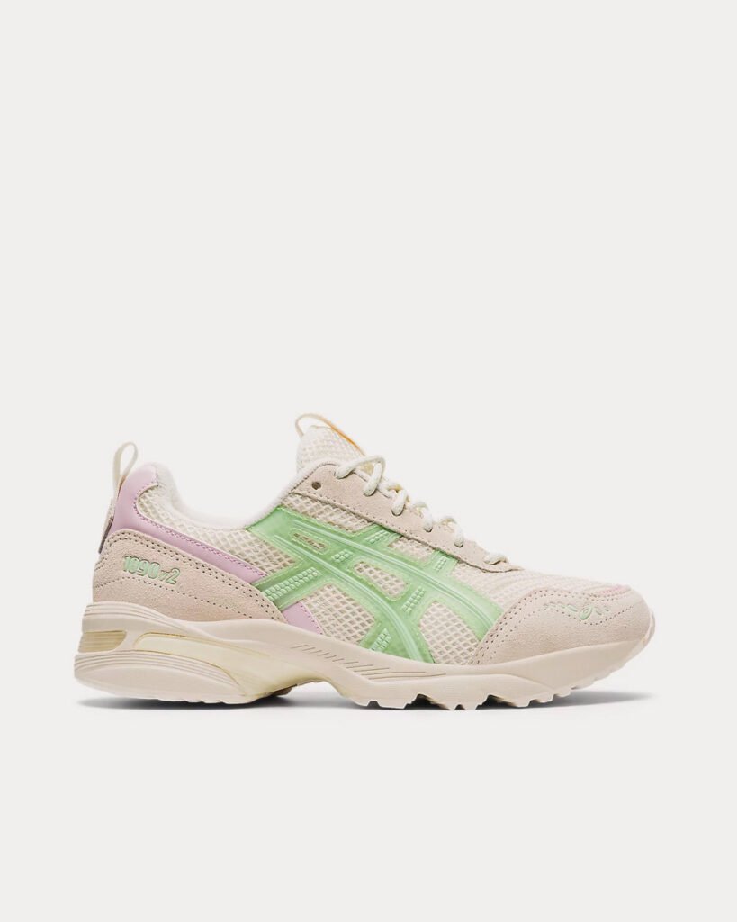 AsicsGEL-1090v2 crème / Jade Chaussures de running